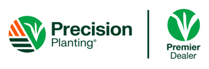 Precision Planting logo and Premier Dealer logo